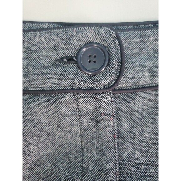 Womens Wool Blend Skirt Sz 14 Above Knee Lined Tweed By H&M Preppy Academia - Picture 4 of 10